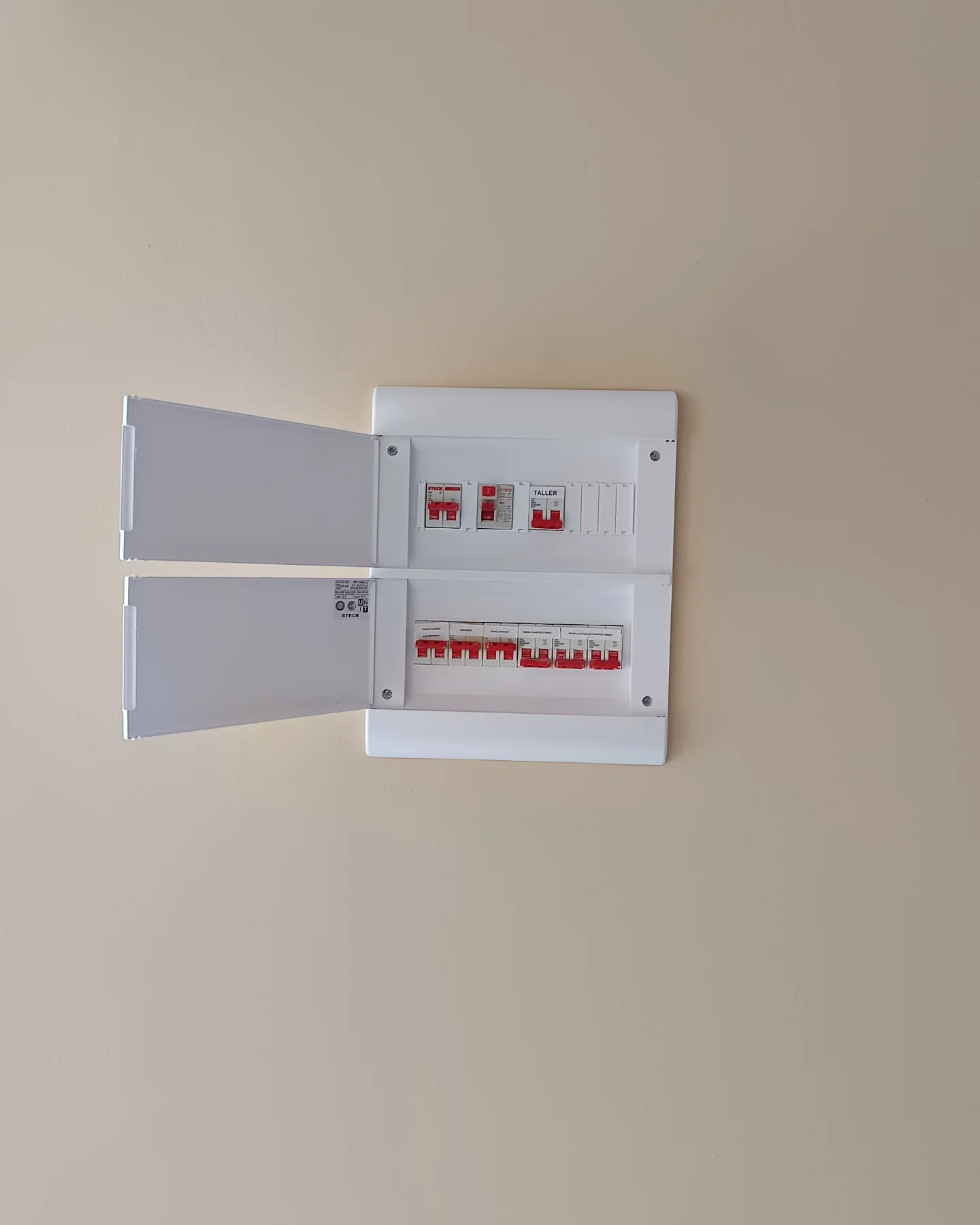 Tablero con protecciones